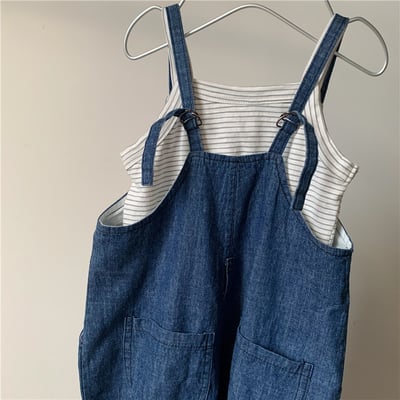 推 ♡ 韓系經典軟牛仔吊帶褲 (自留款)6