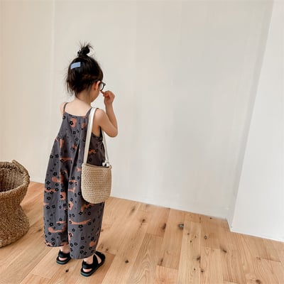 推 ♡ 韓系小花朵吊帶七分褲22