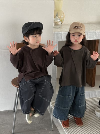 日系打摺扣式簡約上衣(自留款)11