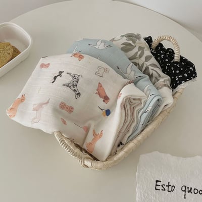 春夏季竹棉紗布透氣蓋毯3