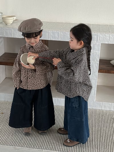 韓系經典豹紋襯衫5