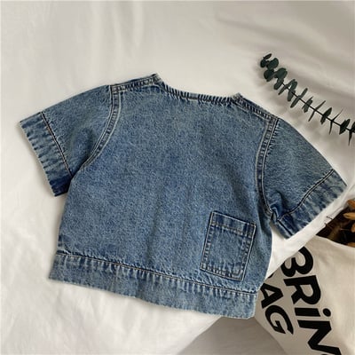 韓系復古牛仔外套2