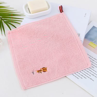 純棉小刺繡方巾/擦手巾11