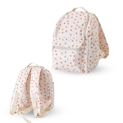 斜背開口PU防水幼稚園後背包18