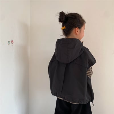 推 ♡ 韓系連帽落肩背心9