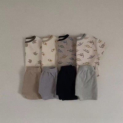 推 ♡ 舒適滿版圖案居家套裝1