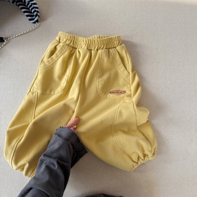 推 ♡ 韓系舒適軟綿縮口褲17