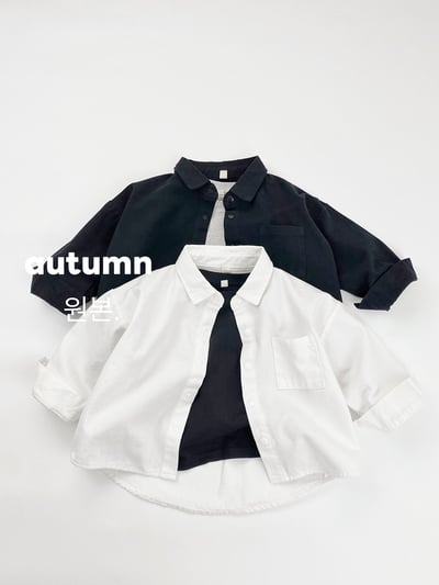 自留款 ⛧ 韓系必包色釦式襯衫2