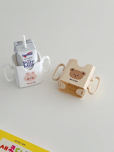 韓風利樂包專用杯托(可收納)6