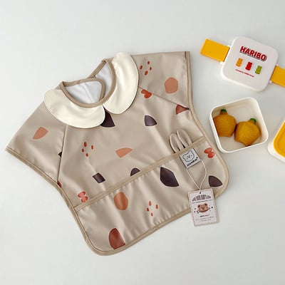 韓國ins防油水娃娃領圍兜兜4