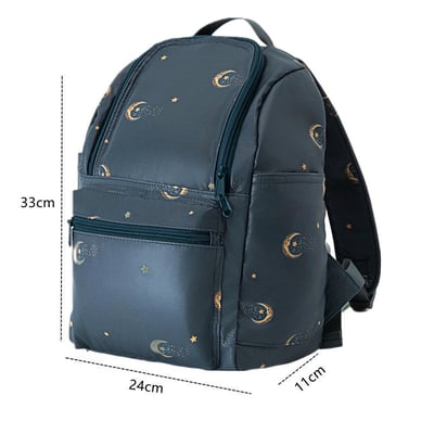 斜背開口PU防水幼稚園後背包6