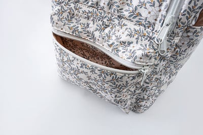 斜背開口PU防水幼稚園後背包13