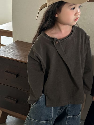 日系打摺扣式簡約上衣(自留款)4