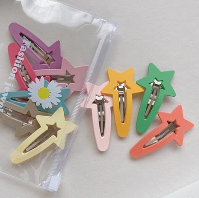 韓系馬卡龍瀏海夾2