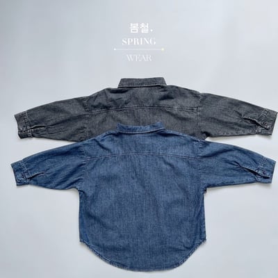 天絲棉牛仔休閒襯衫(自留款)5