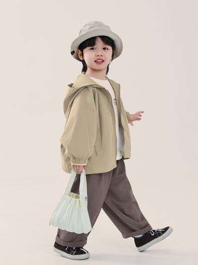 日系簡約薄外套4