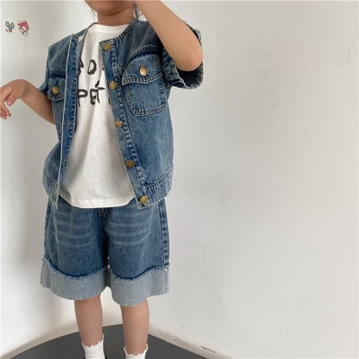 韓系復古牛仔外套12