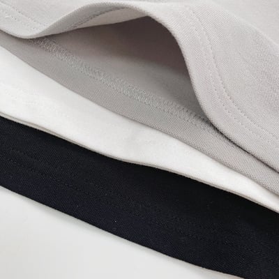 韓系短領雙釦素色上衣4