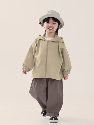 日系簡約薄外套3