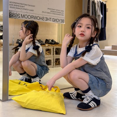 經典牛仔小標五分短褲16