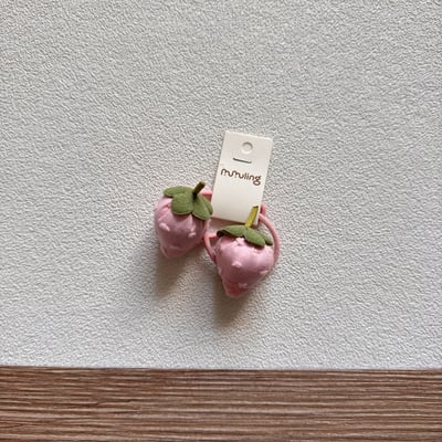 韓系草莓髮圈7