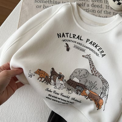 動物園薄款大學T3