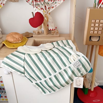 韓國ins防油水娃娃領圍兜兜14