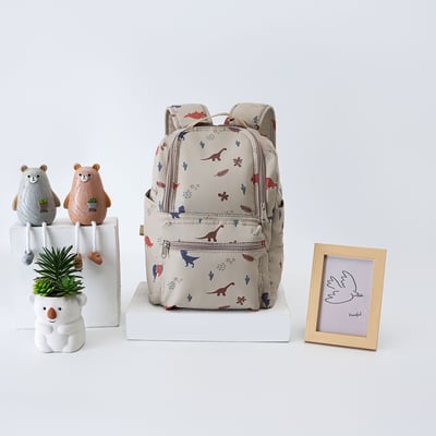 斜背開口PU防水幼稚園後背包8