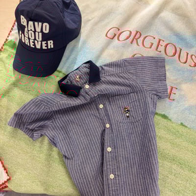 韓系棒球小熊跳色領襯衫5