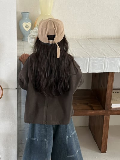 日系打摺扣式簡約上衣(自留款)7