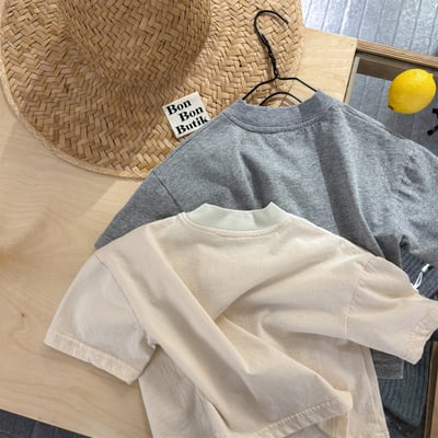 韓系塗鴉落肩寬鬆T6