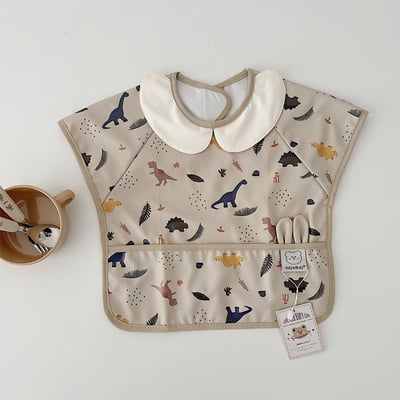 韓國ins防油水娃娃領圍兜兜6