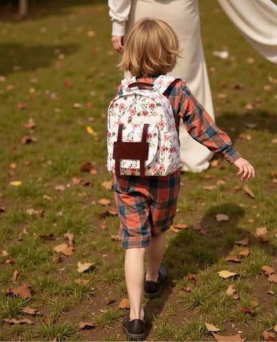 2025新款防水劍橋蓋頭幼稚園又背包4