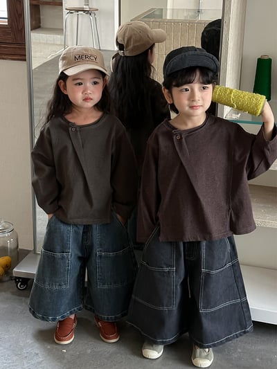 日系打摺扣式簡約上衣(自留款)8