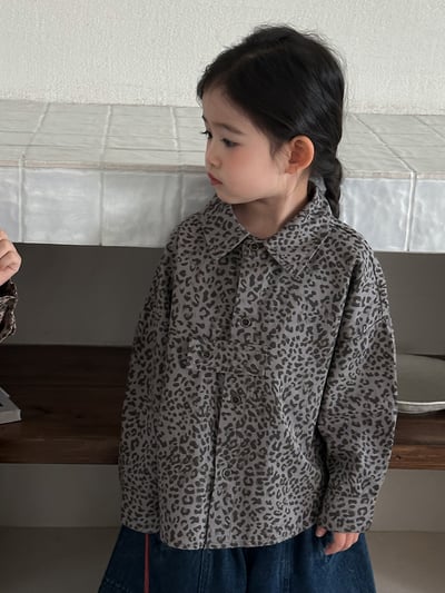韓系經典豹紋襯衫4
