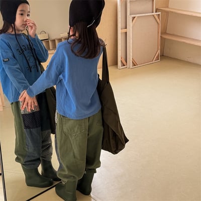 復古拼花布特色中性哈倫長褲(自留款)22