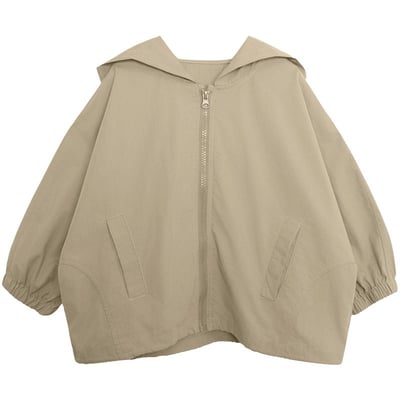 日系簡約薄外套6