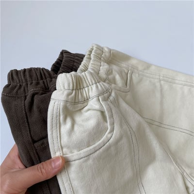 推 ♡ 自留款車線水洗棉褲2