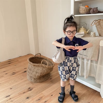 速食大格子口袋短褲23