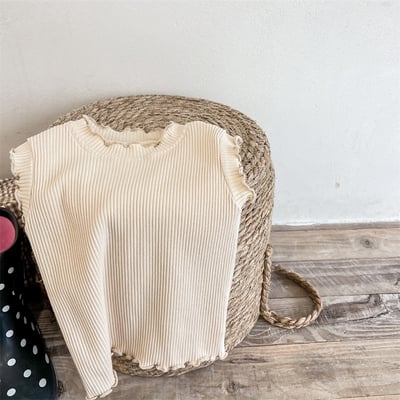 熱銷 ⛧ 坑條木耳邊打底衣3