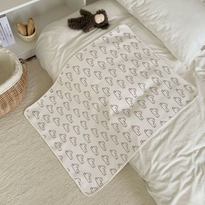 針織三合一防水尿布墊/隔尿墊17