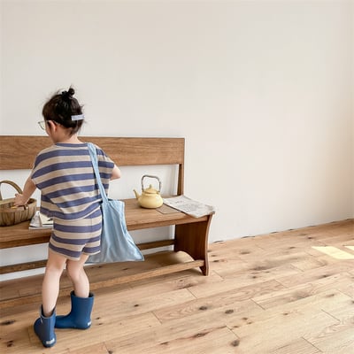 推 ♡ 華夫格條紋刺繡套裝23