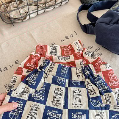 速食大格子口袋短褲3