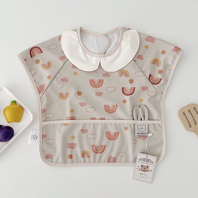 韓國ins防油水娃娃領圍兜兜13