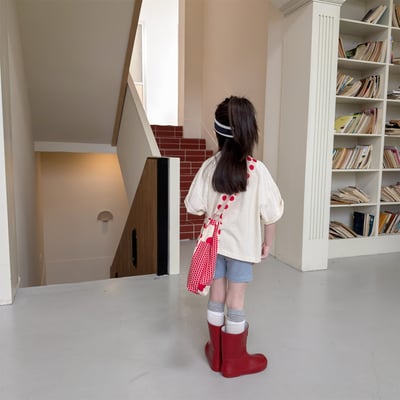 韓系塗鴉落肩寬鬆T19