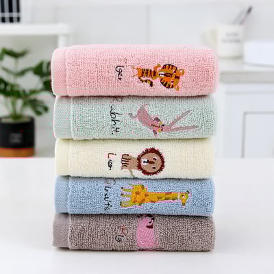 純棉小刺繡方巾/擦手巾2