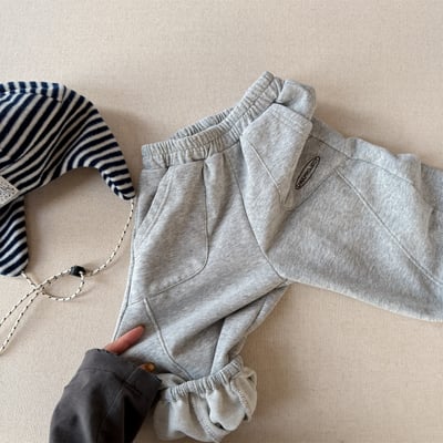 推 ♡ 韓系舒適軟綿縮口褲16