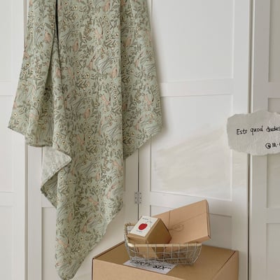 春夏季竹棉紗布透氣蓋毯11