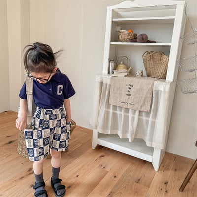 速食大格子口袋短褲19