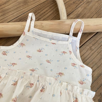 韓系碎花細肩帶包屁衣12